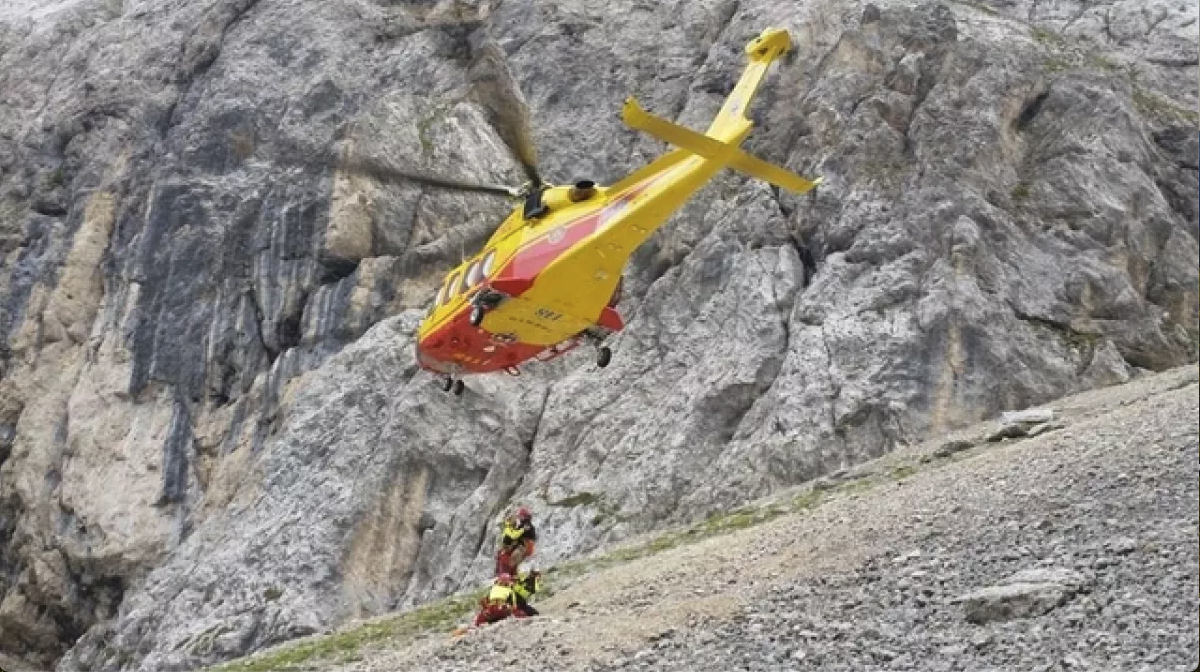 FOTO colpito da sassi sul Brenta