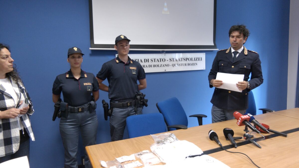 Bolzano: maxi sequestro di cocaina, tre arresti