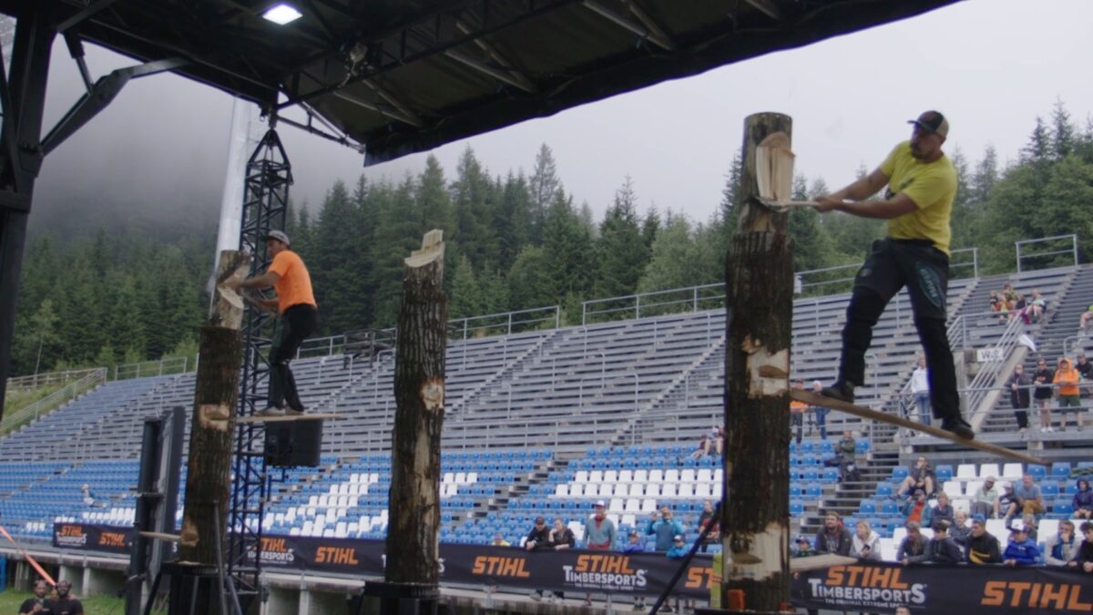 Ad Anterselva il campionato mondiale dei boscaioli