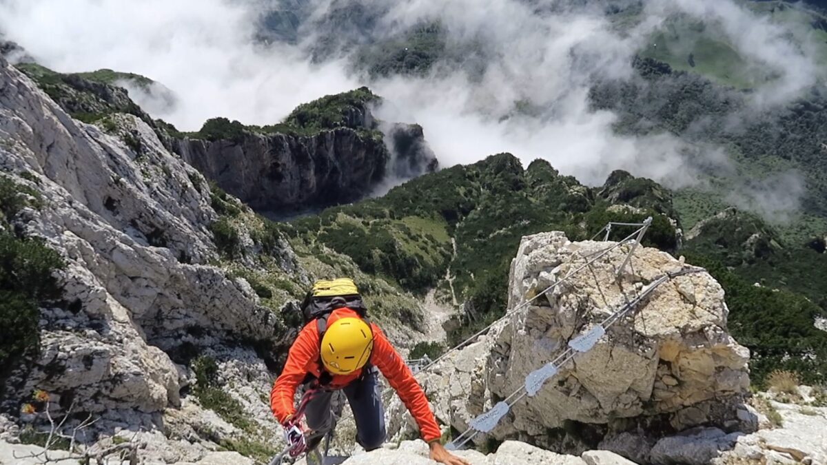 La ferrata delle aquile è tra le più amate dagli escursionisti