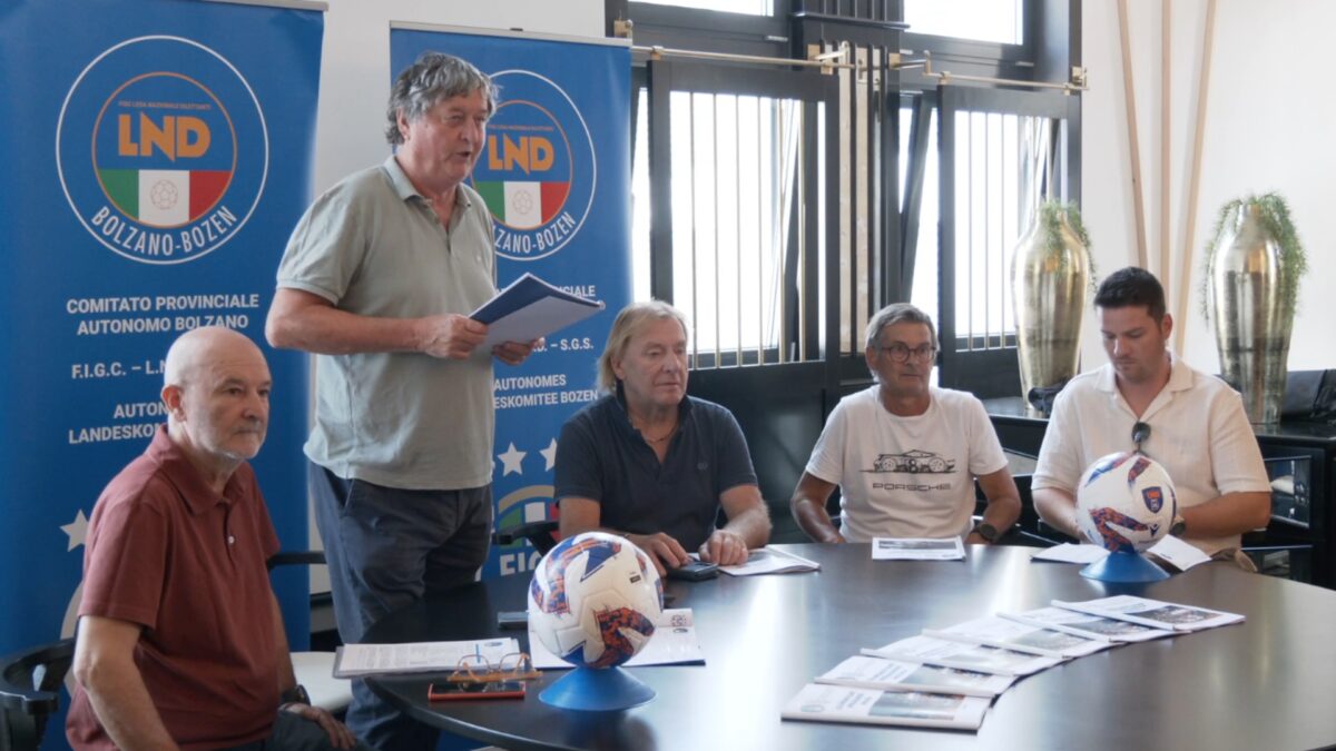 Calcio: presentati tutti i numeri dei dilettanti in Alto Adige