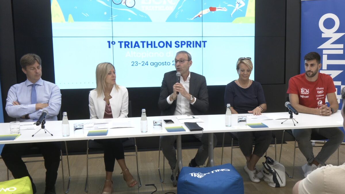 Al Lago delle Piazze il 1° Triathlon Sprint Altopiano di Pinè