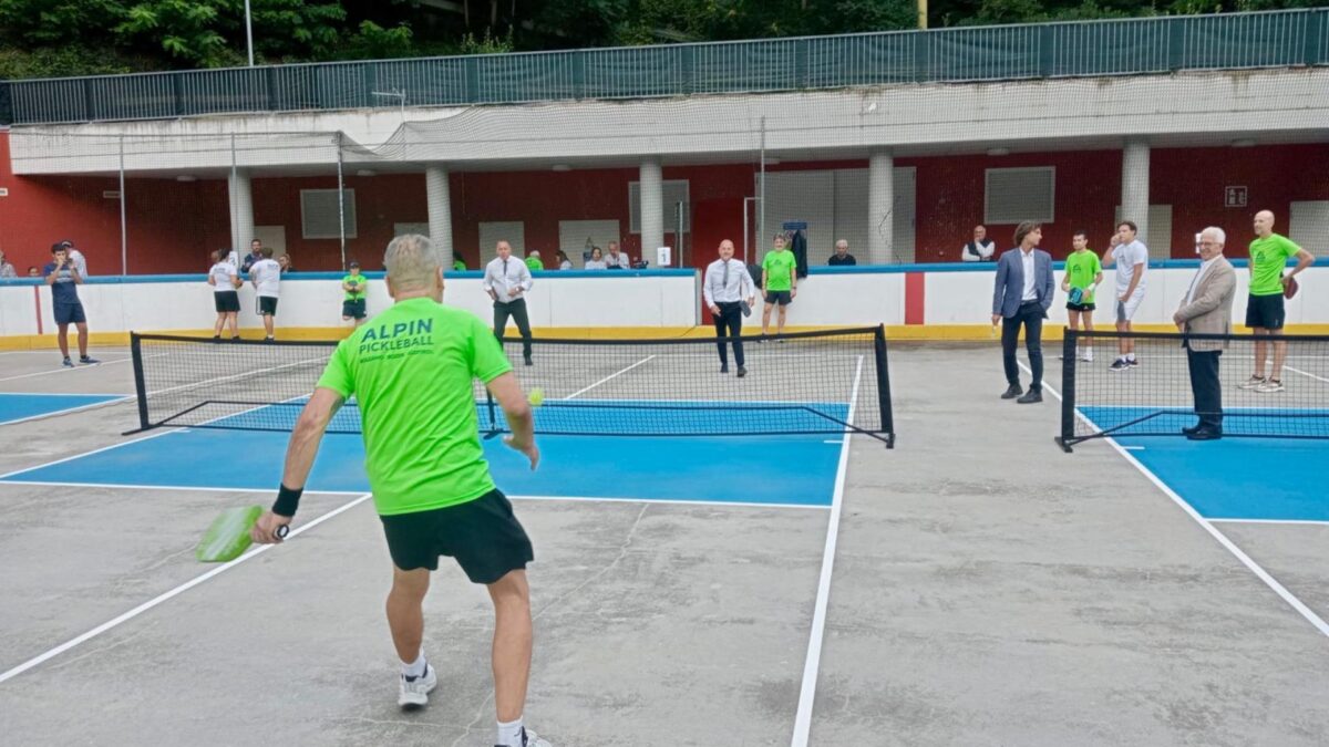 Pickleball: inaugurati quattro campi alla Sill