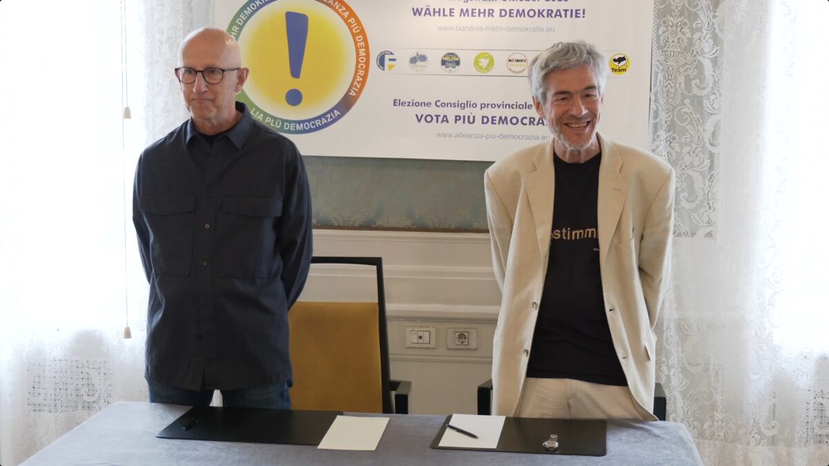 Democrazia diretta: lettera aperta e petizione online a Bolzano