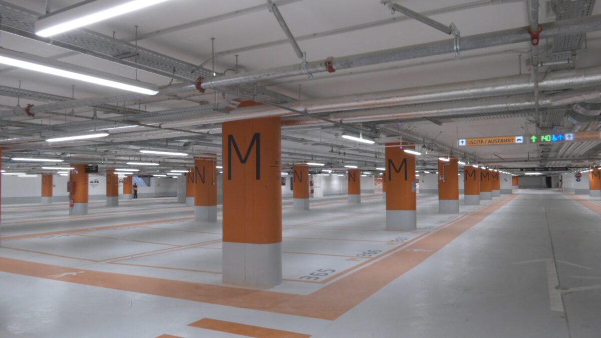 Apre il parcheggio sotterraneo del Waltherpark