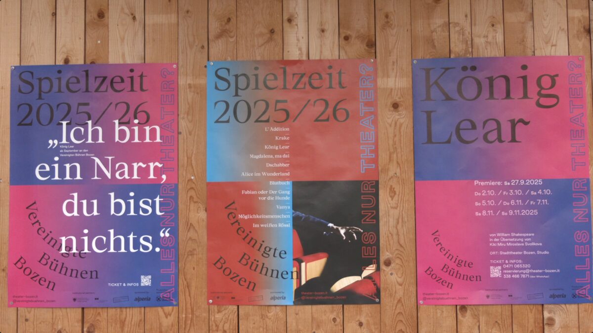 Shakespeare inaugura la stagione delle Vereingte Bühnen Bozen