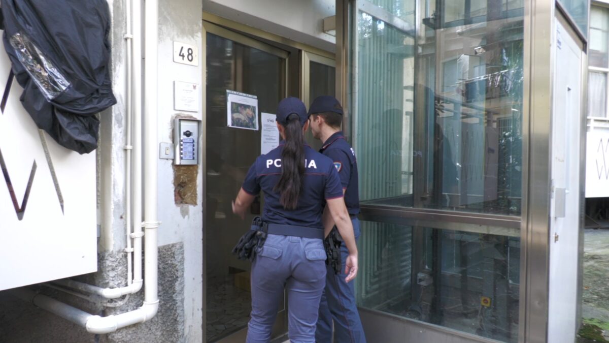 Merano: palazzina occupata abusivamente sgomberata dalla Polizia