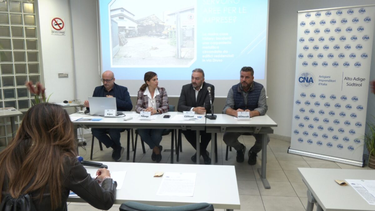 CNA Alto Adige: sulle aree produttive tutto fermo da 10 anni