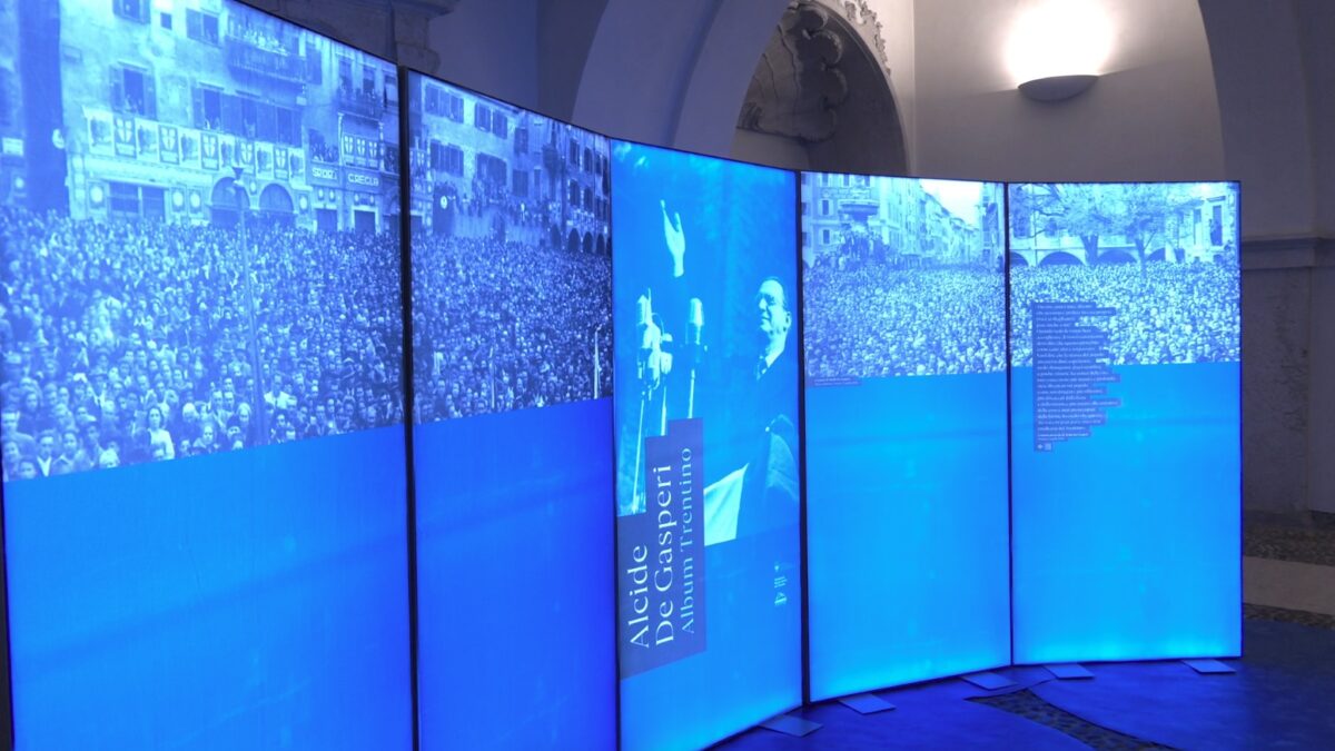 Album Trentino, inaugurata a Trento la nuova mostra su Alcide De Gasperi