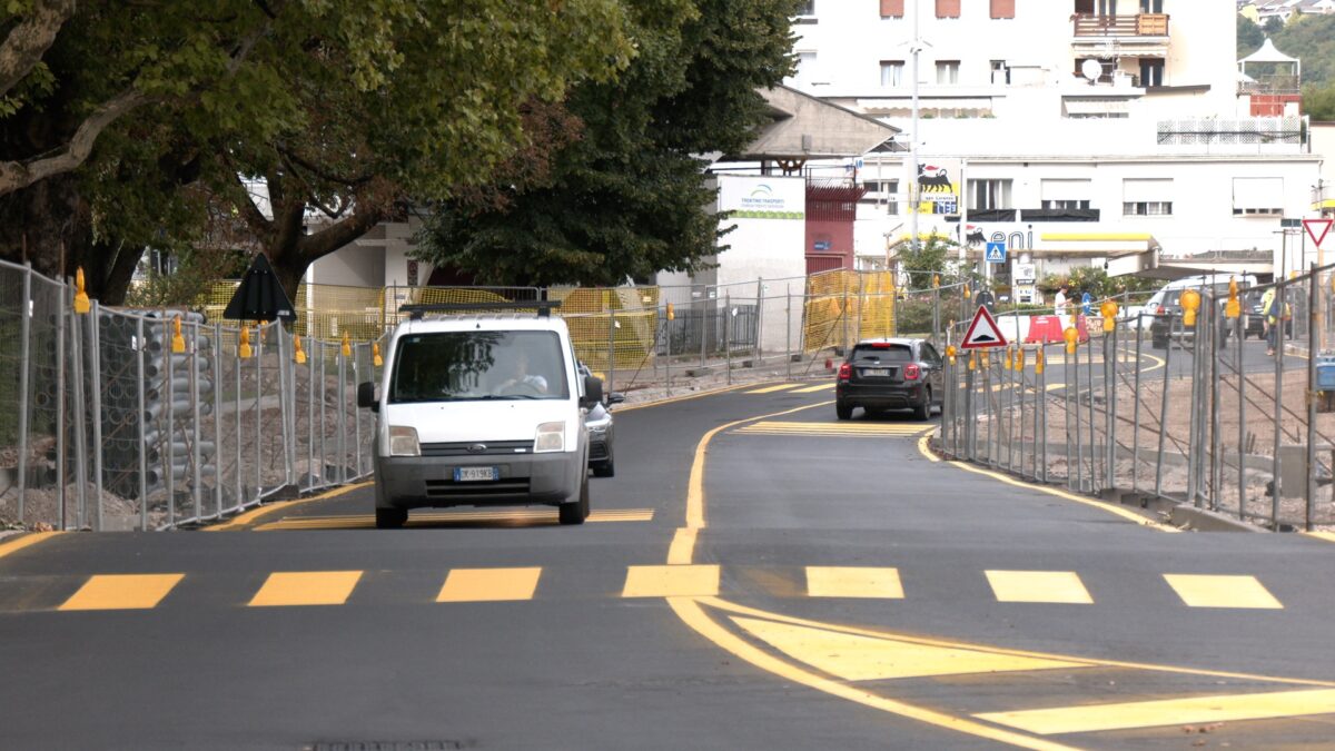 Trento: riapre il Lungadige Monte Grappa, ma il cantiere resta aperto
