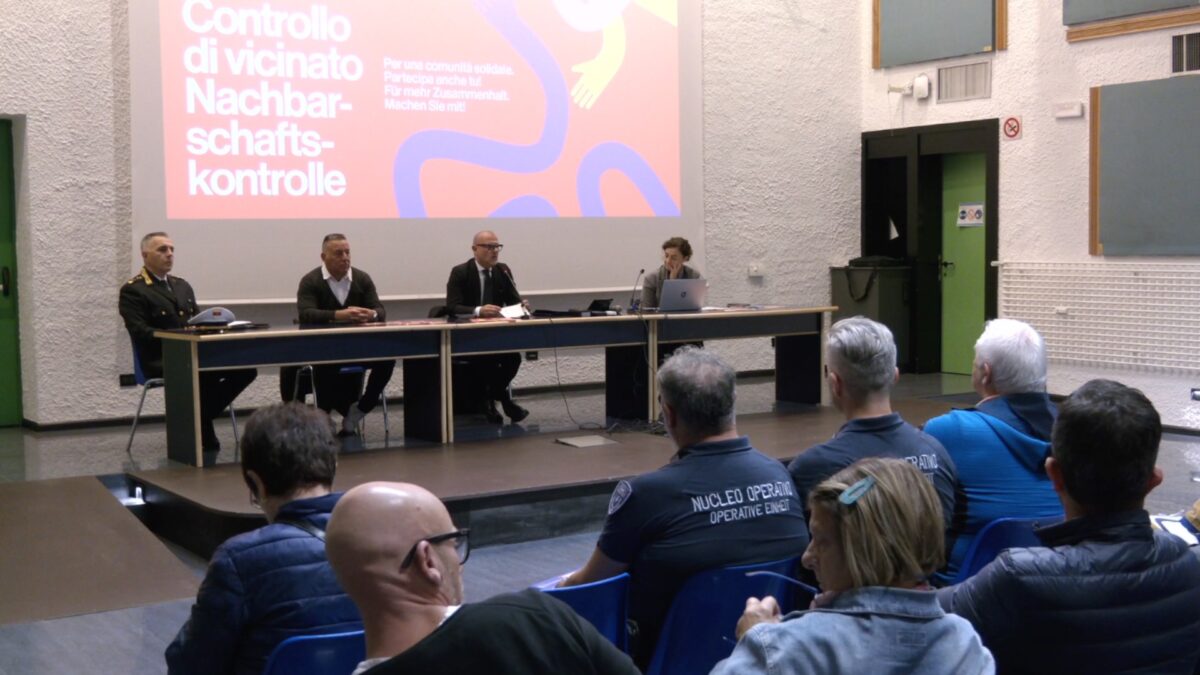 Bolzano: controllo di vicinato, il Comune incontra i cittadini