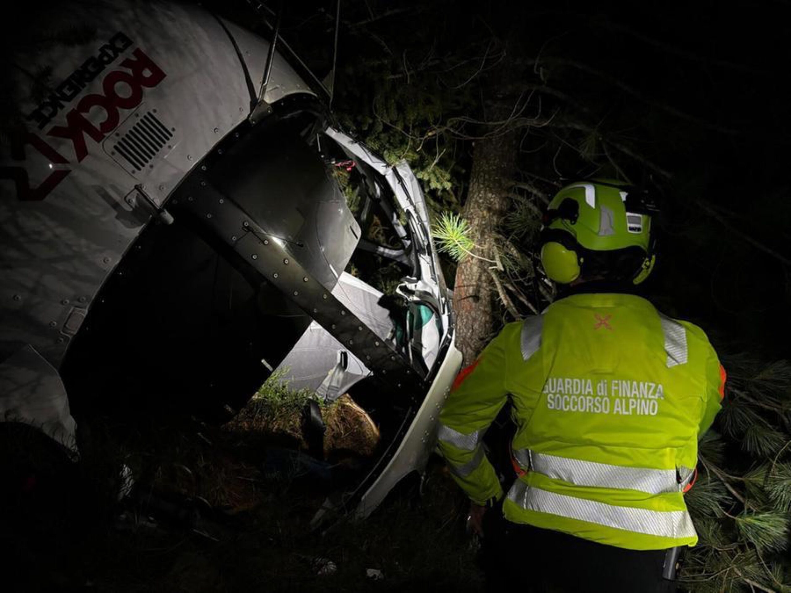 FOTO incidente elicottero