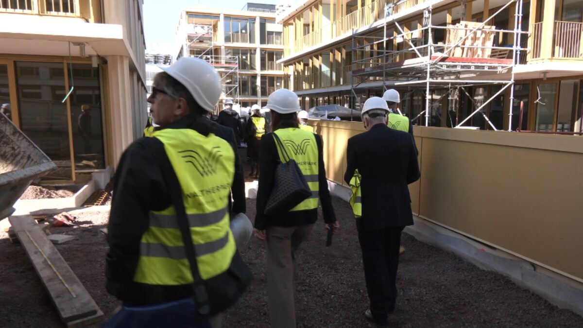 Sui tetti del Waltherpark con l’archistar Chipperfield