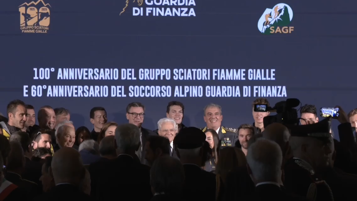 Sergio Mattarella a Trento per le Fiamme Gialle