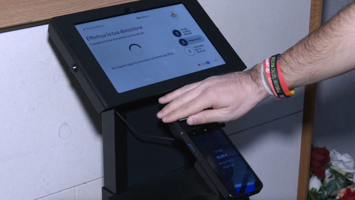 Offerte digitali: nella chiesa Don Bosco di Bolzano arriva il pos