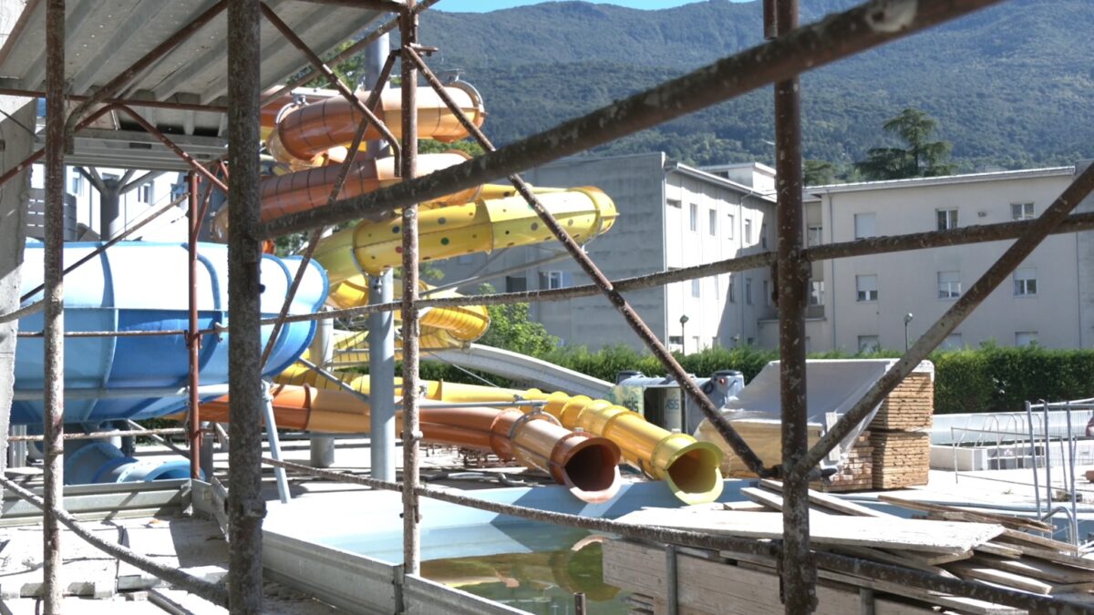 Trento, ultimo anno di lavori per le nuove piscine Manazzon