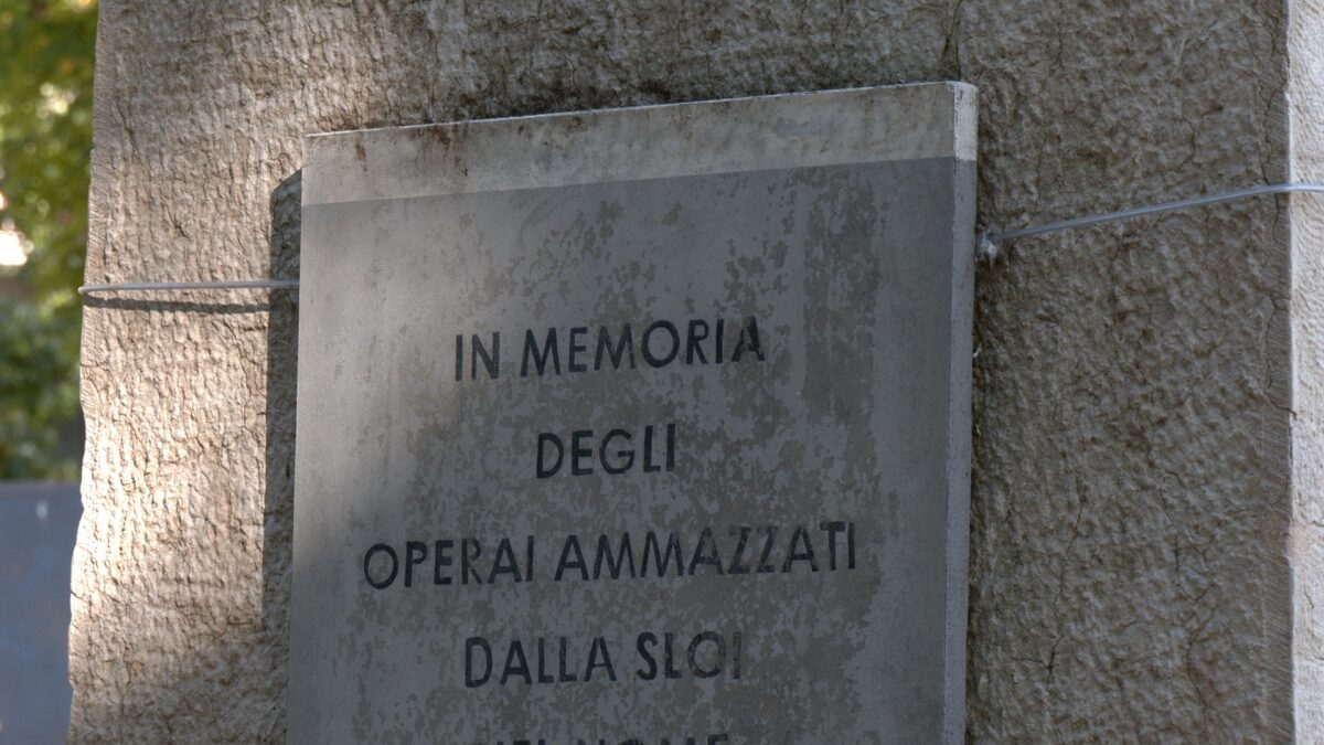 Sloi, Onda chiede una nuova targa in memoria delle vittime