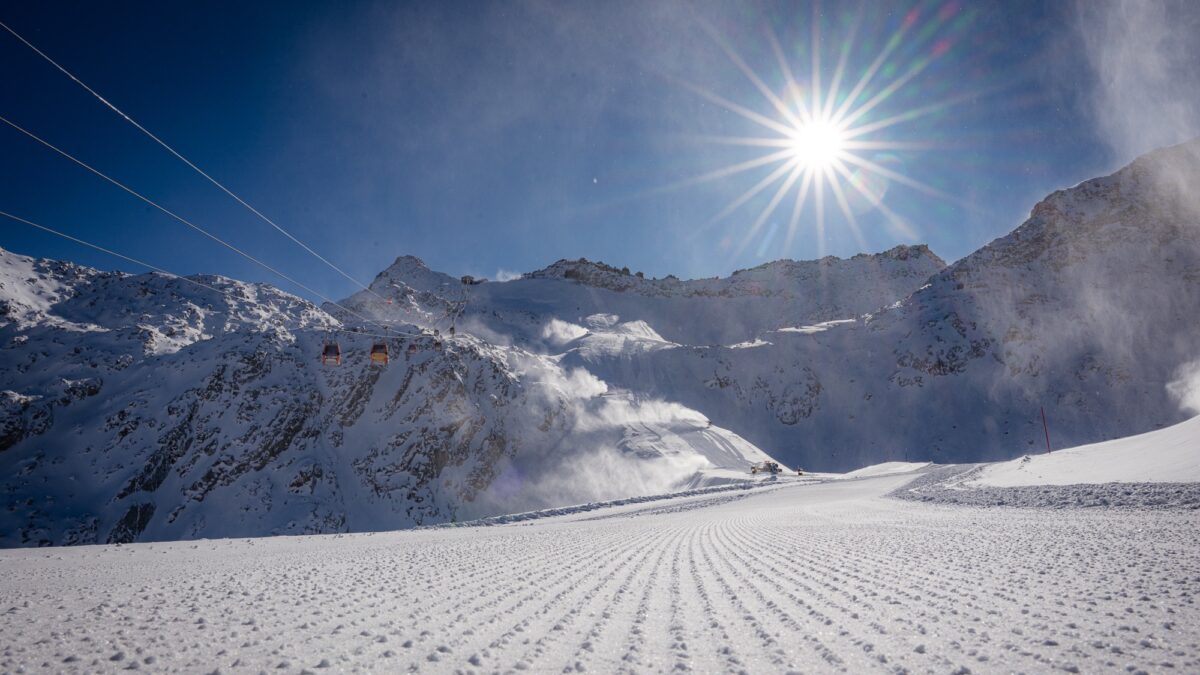 Da sabato si scia sul ghiacciaio del Presena