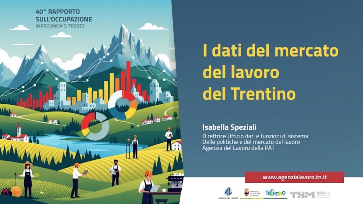 Rapporto occupazione in Trentino, il lavoro cresce ma è precario e part time