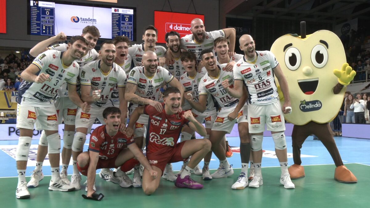 Volley, vittoria piena e convincente dell’Itas Trentino su Perugia