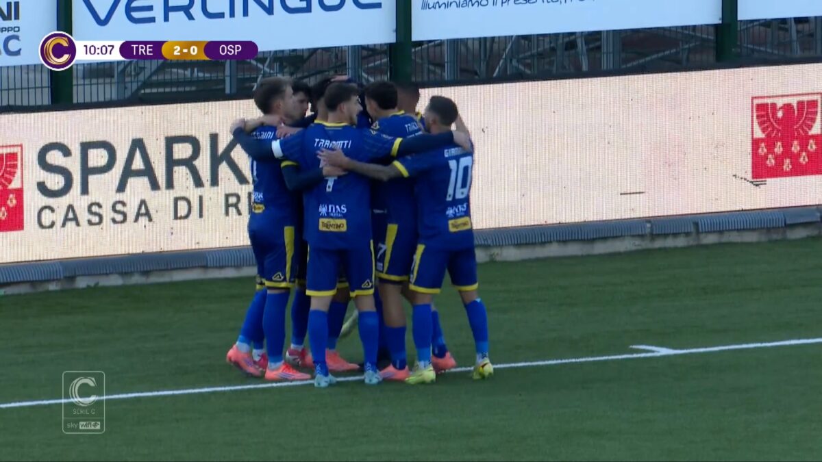 Il Trento piega l’Ospitaletto 3-1 e colleziona l’ottavo risultato utile