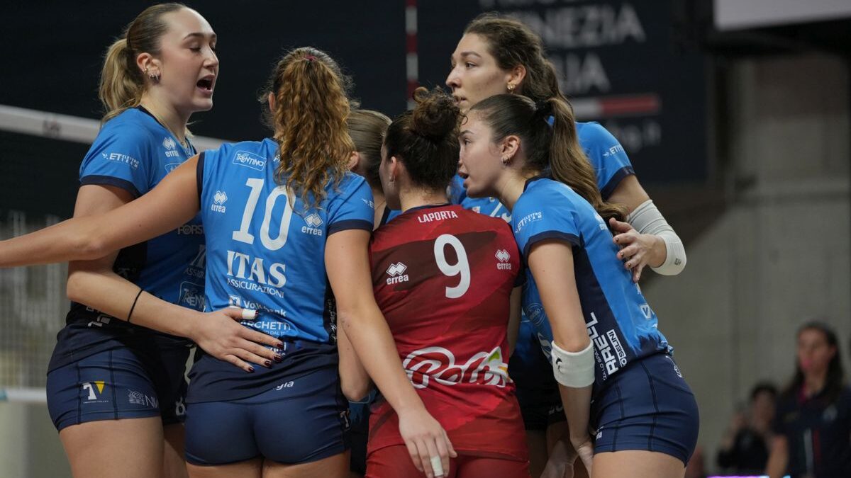 Volley femminile, l’Itas Trentino dice addio alla Coppa Italia. Le trentine sconfitte ai quarti da Talmassons per 3 a 0