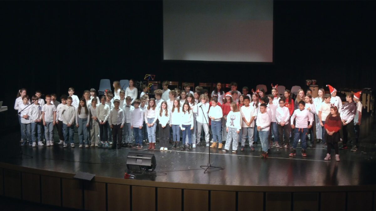 Gli alunni della scuola San Giacomo in concerto