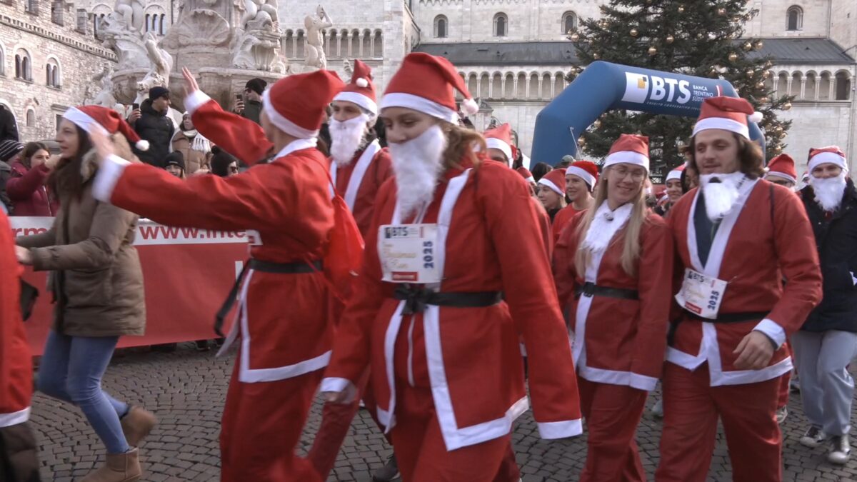 Christmas Run, 500 Babbi Natale a Trento