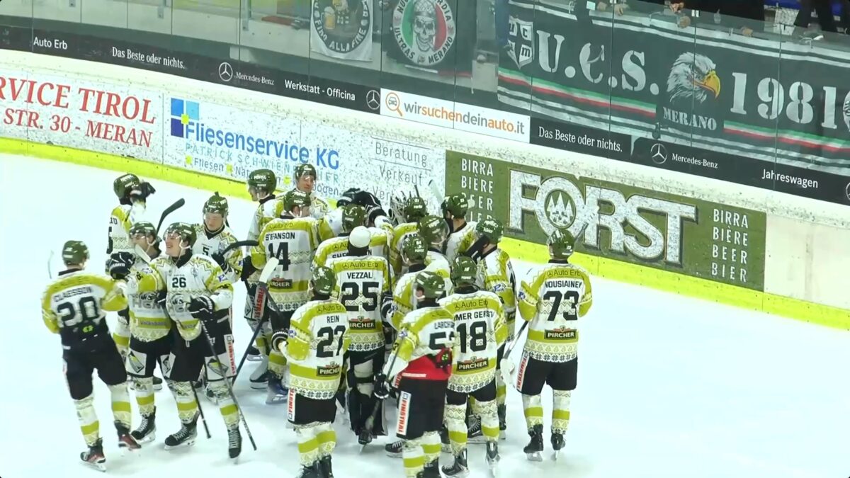Hockey Alps: vittorie per Merano e Gherdeina