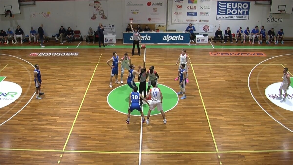 Pallacanestro: l’anno si chiude con una vittoria per il Piani Bolzano