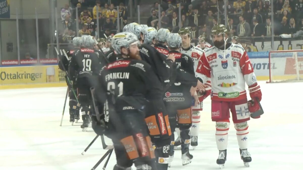 Hockey ICE: Bolzano battuto a Vienna per 3-0
