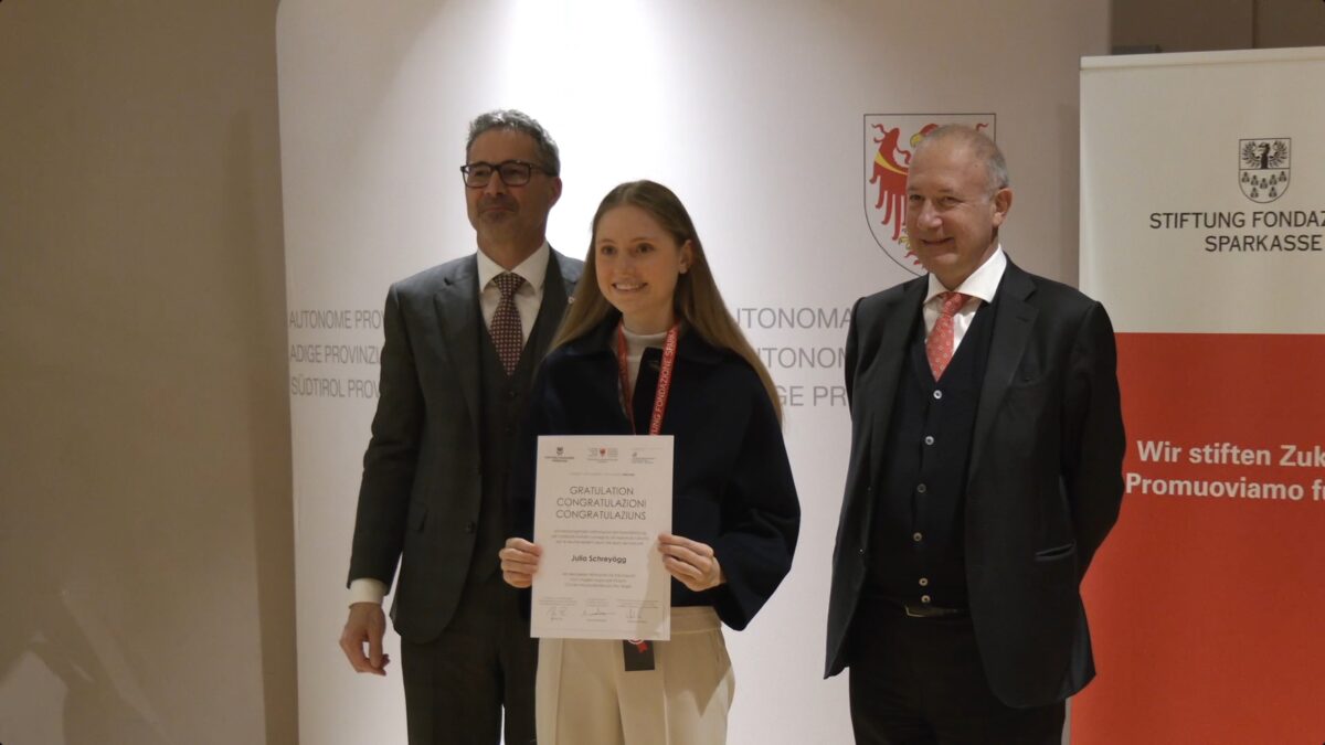 Premiati i migliori maturandi dell’Alto Adige