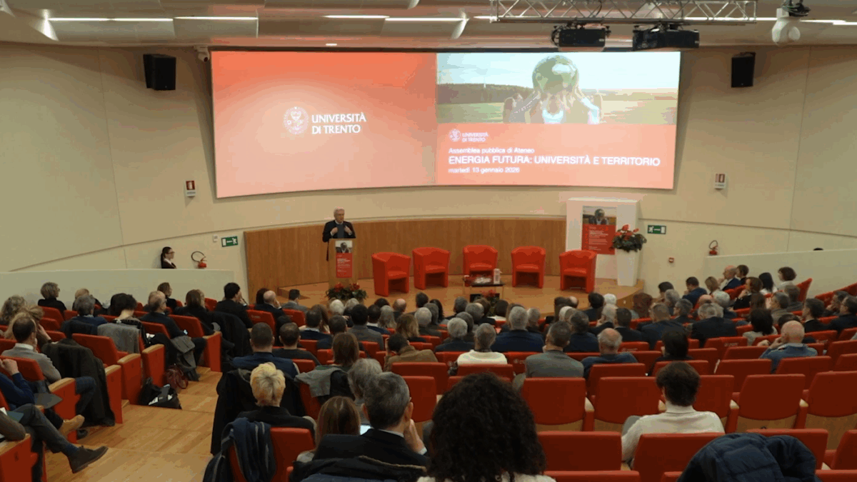 Transizione energetica al centro dell’Assemblea annuale dell’Università di Trento