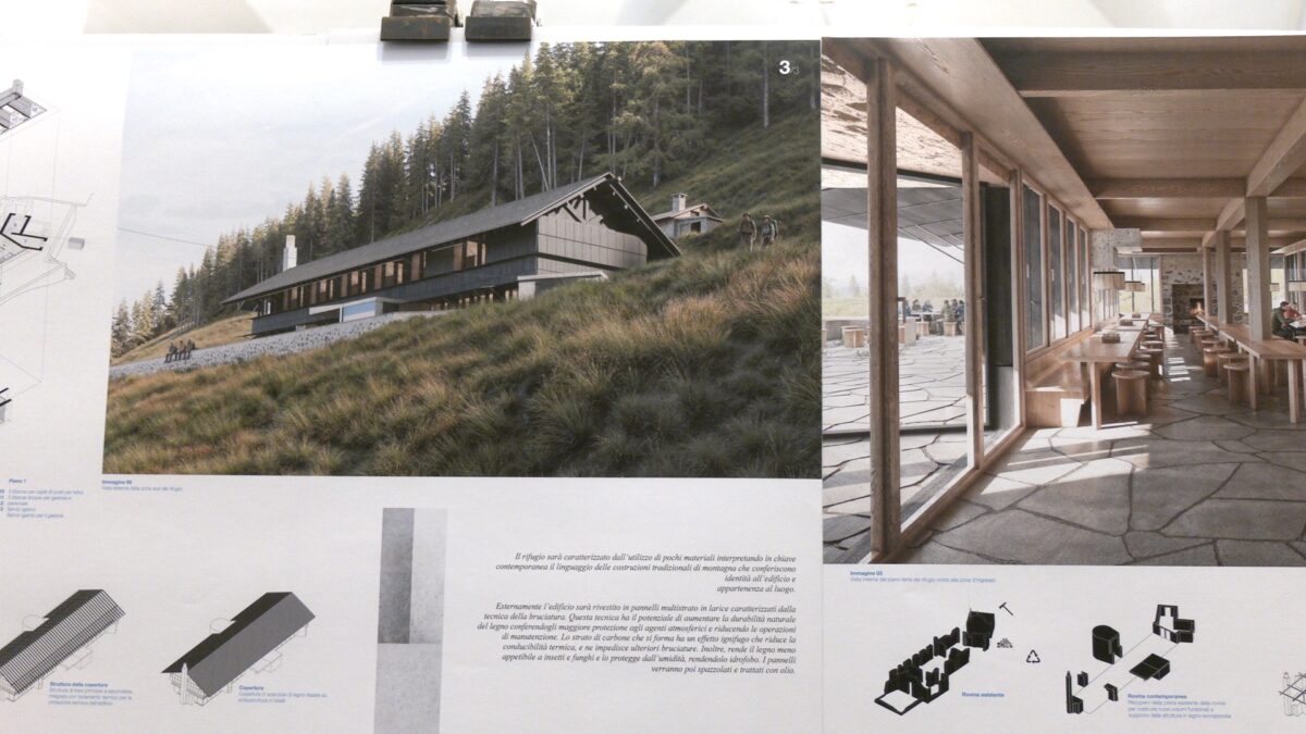 Pinè, presentato il progetto per la ricostruzione del Rifugio Tonini