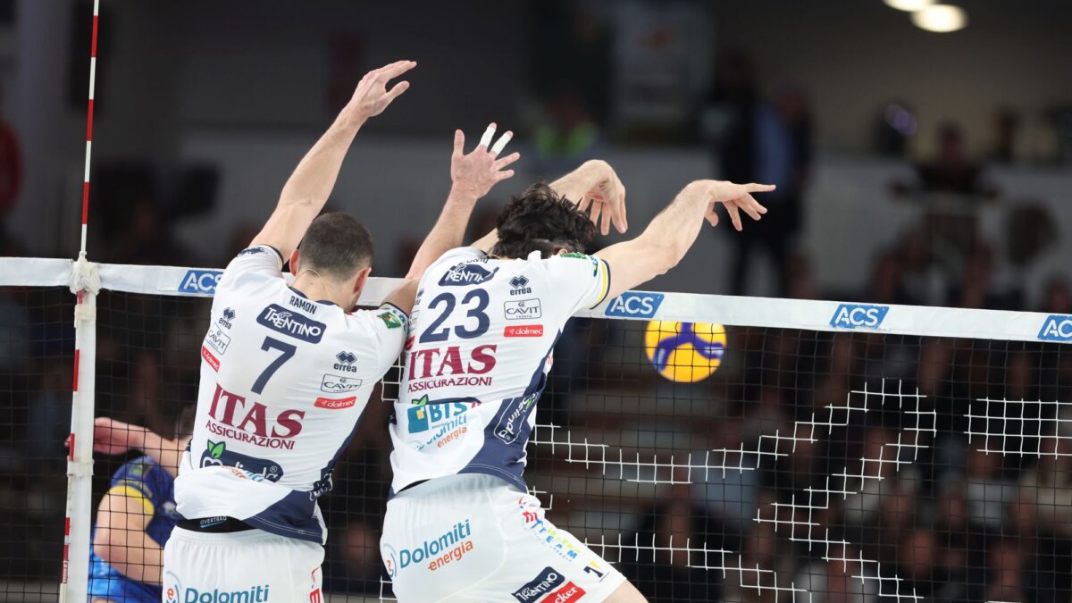 Volley, vittoria piena per l’Itas Trentino contro Cuneo. Ora la Coppa Italia