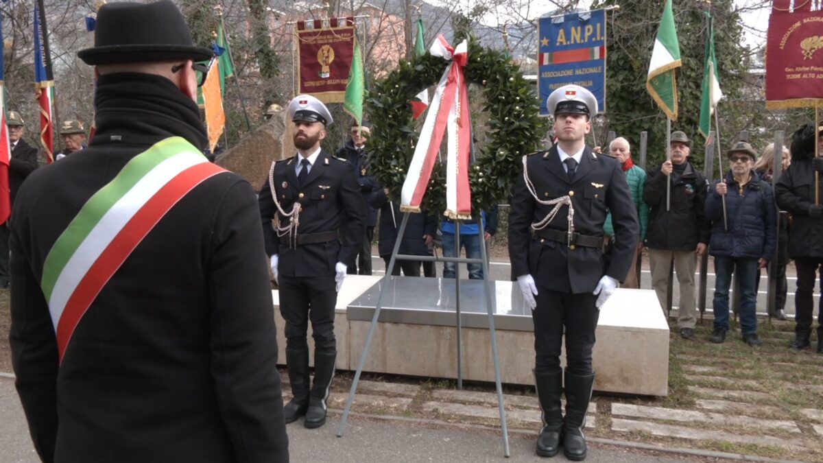 Giorno del Ricordo: cerimonia al memoriale sul Lungo Talvera a Bolzano