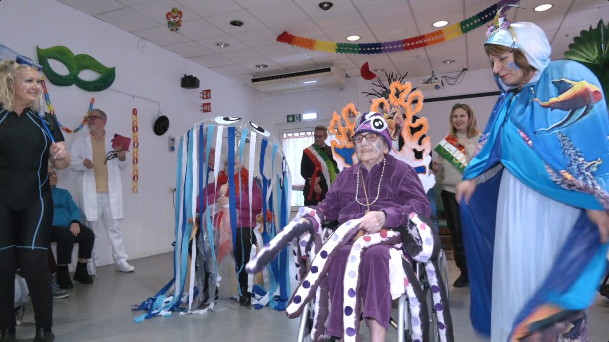 Sfilata di Carnevale alla casa di riposo Don Bosco di Bolzano