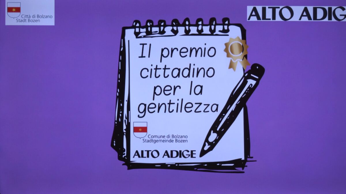 La città di Bolzano premia la gentilezza dei suoi cittadini