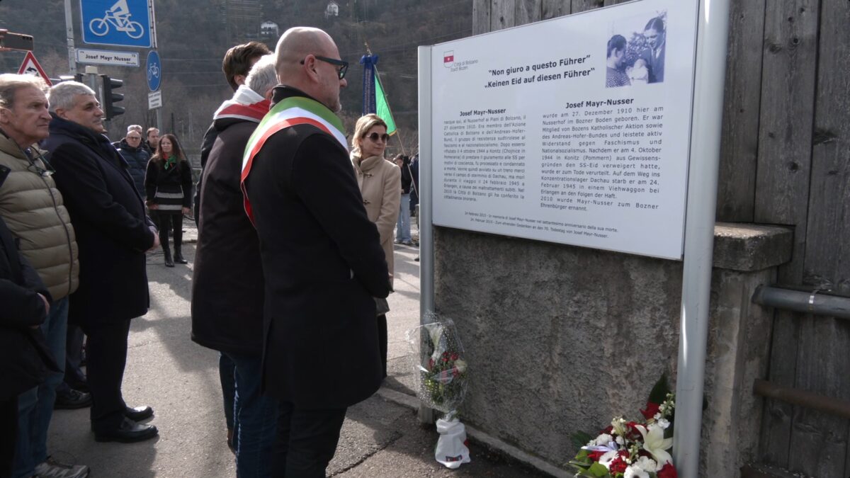 Bolzano ricorda il sacrificio di Josef Mayr-Nusser