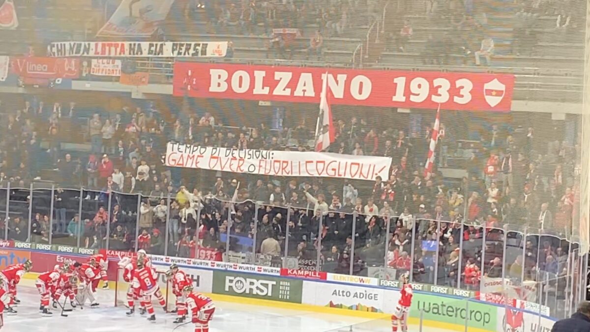 Hockey ICE: il Bolzano si congeda dal campionato