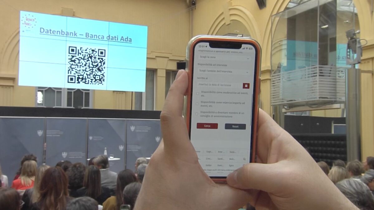 Più spazio e voce alle donne con la banca dati “ADA”