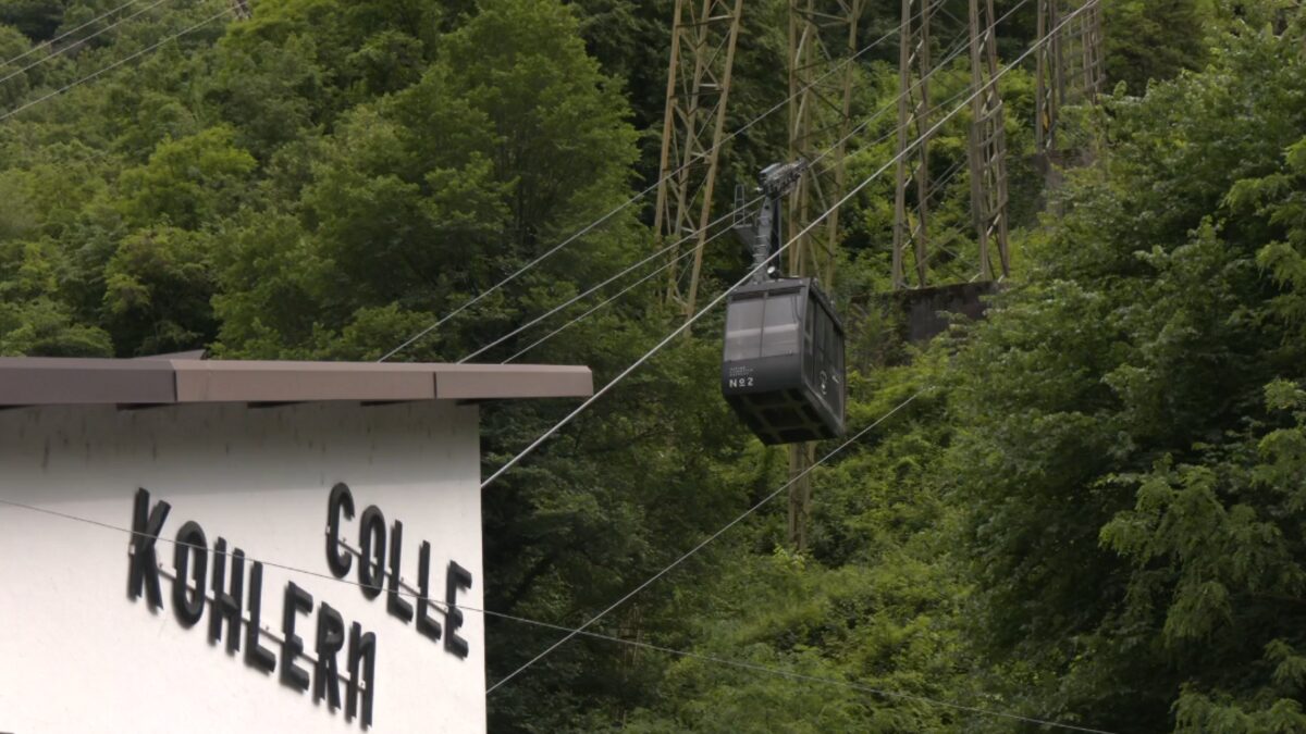Stop di quattro mesi per la funivia del Colle