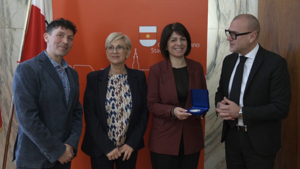 Danza sportiva: i campioni di Alester premiati in municipio a Bolzano