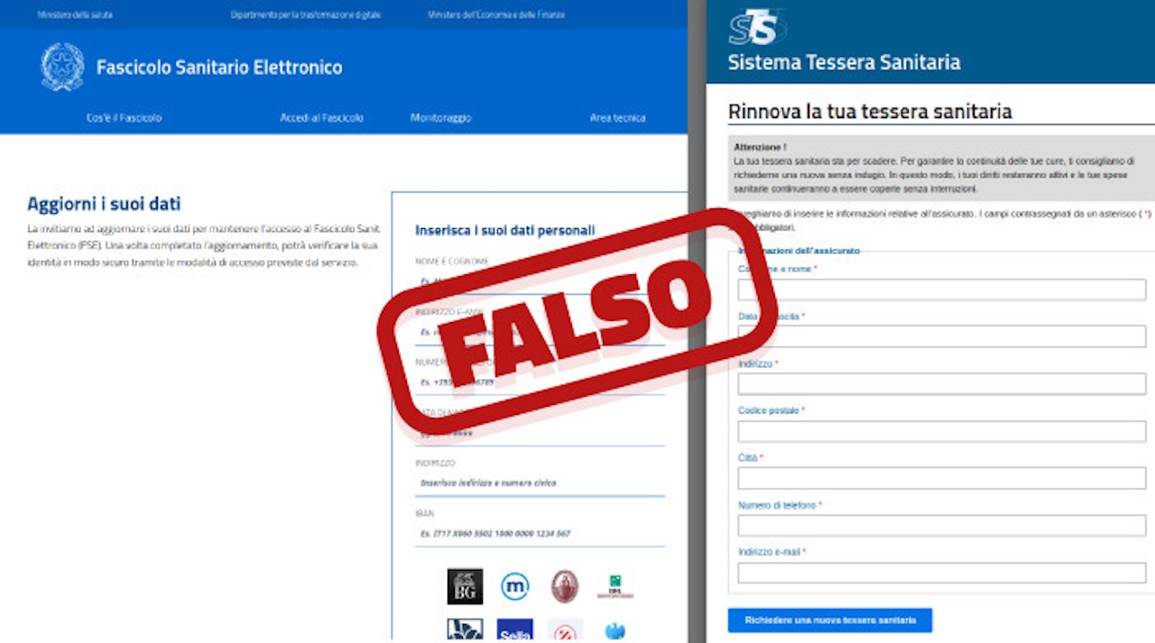 FOTO false mail sanità