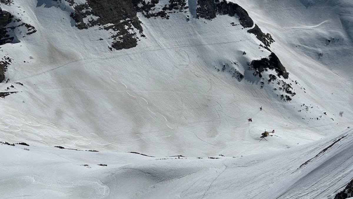 FOTO scialpinista soccorso