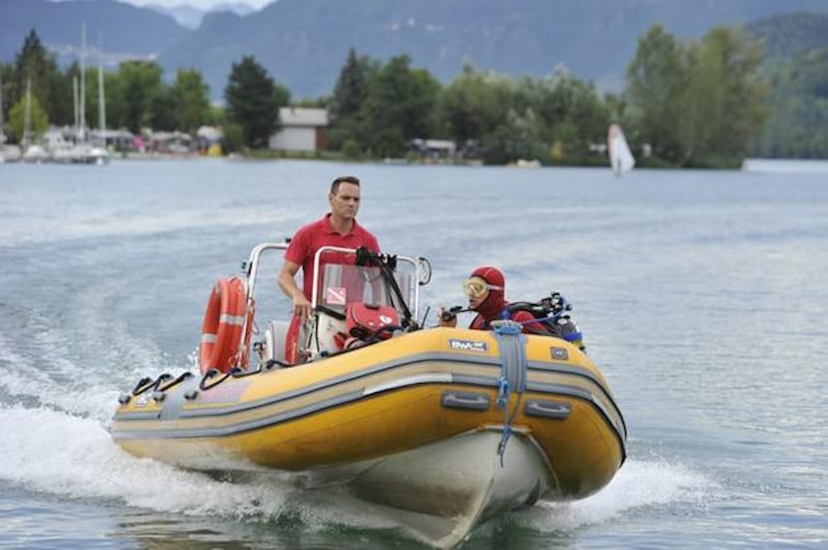 FOTo salvataggio lago caldonazzo