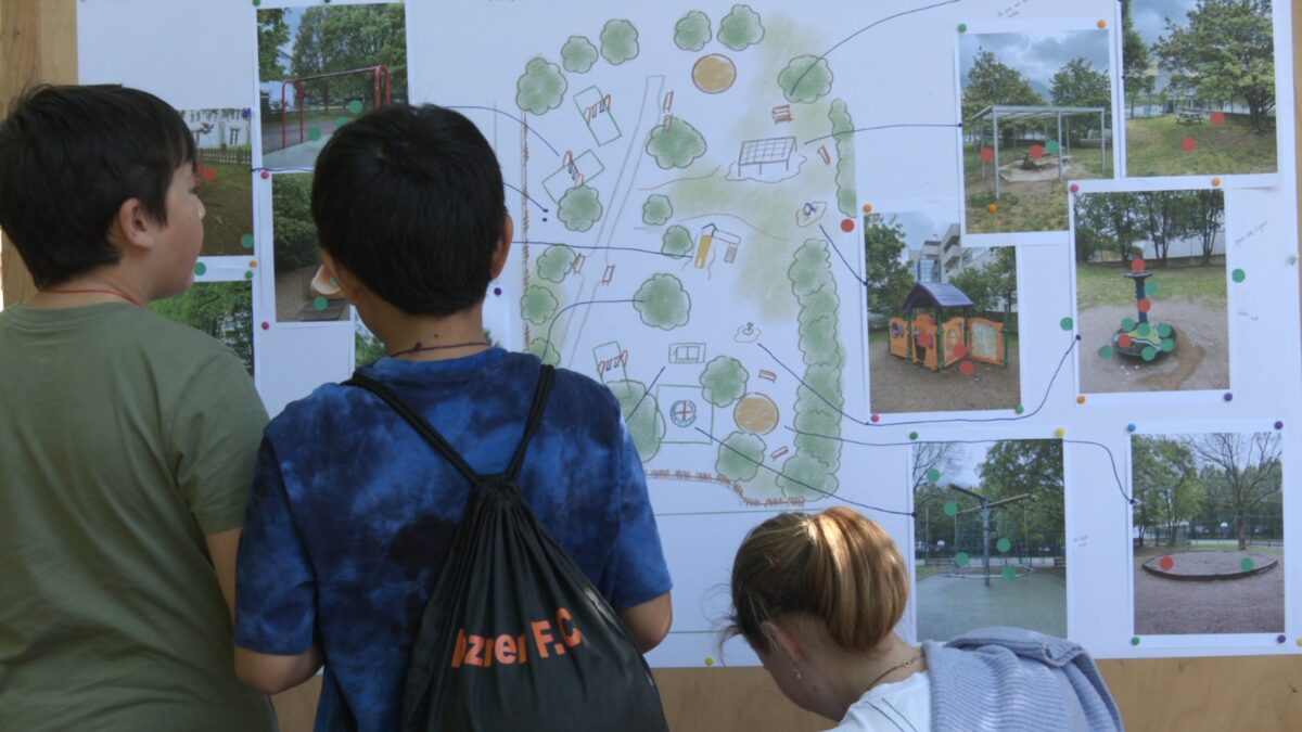 Maso Premstaller ai Piani di Bolzano: i bambini progettano il parco giochi