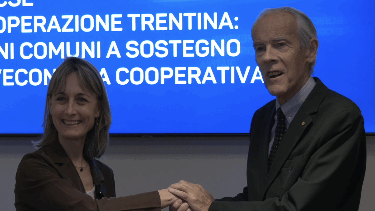 Sottoscritto un accordo tra Euricse e Cooperazione Trentina per stimolare ulteriormente la ricerca