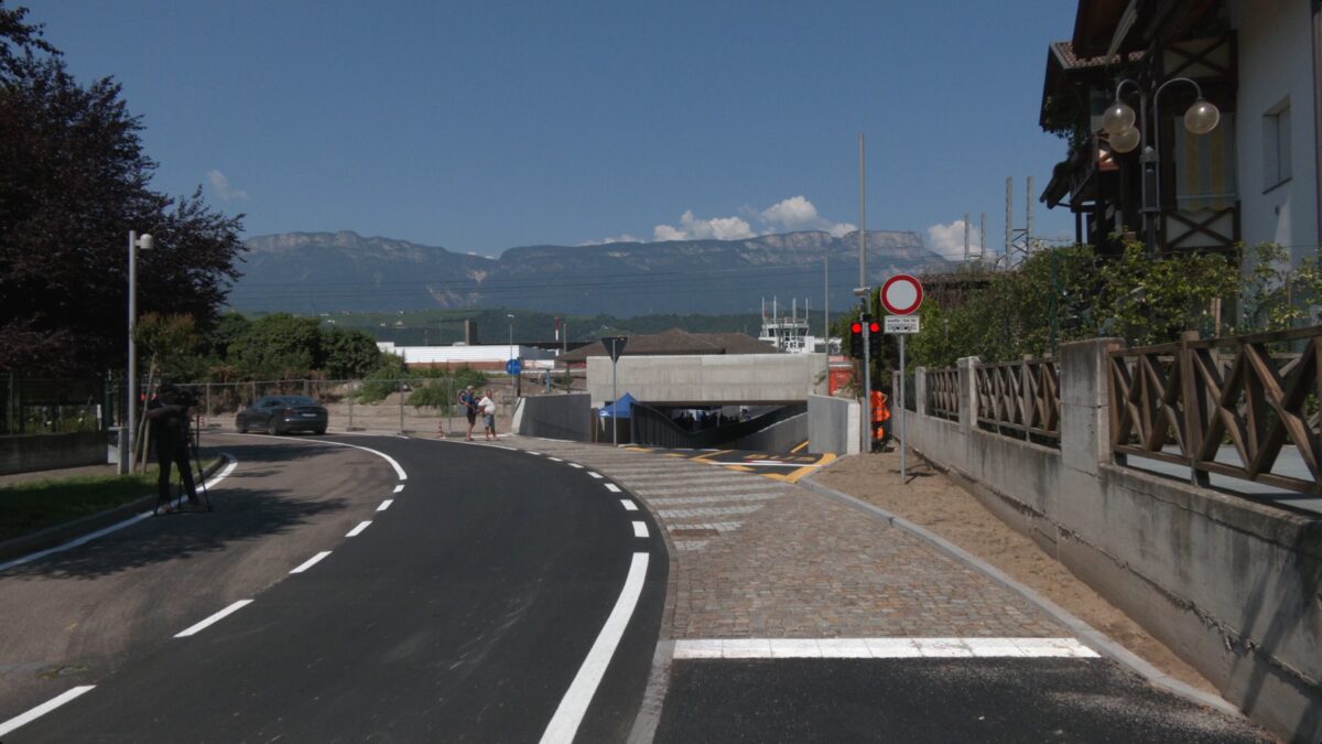 Inaugurato il sottopasso di San Giacomo: collega Laives e Bolzano
