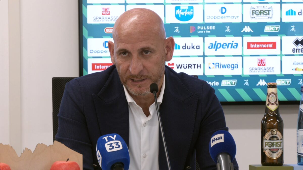 Südtirol, Possanzini si presenta: “Voglio una squadra propositiva e dall’identità forte”